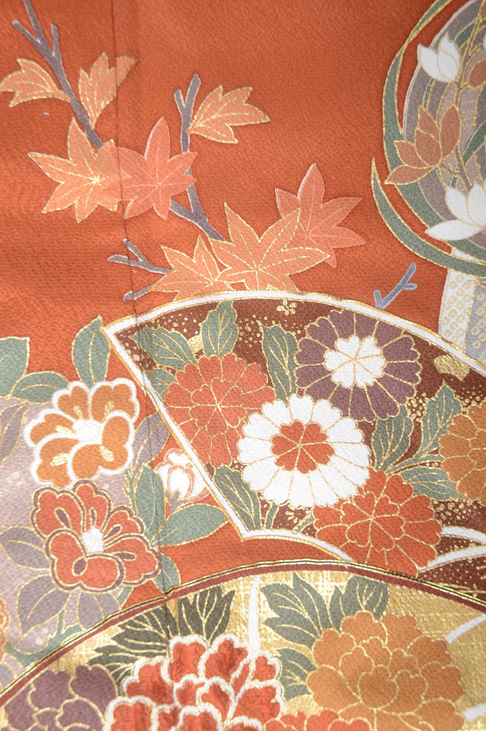 Long-sleeved kimono 6 items set / Furisode / FK#1-537