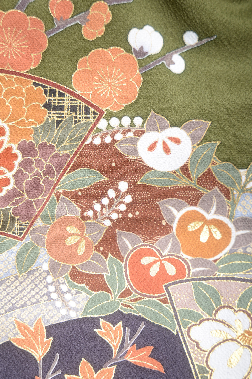 Long-sleeved kimono 6 items set / Furisode / FK#1-537