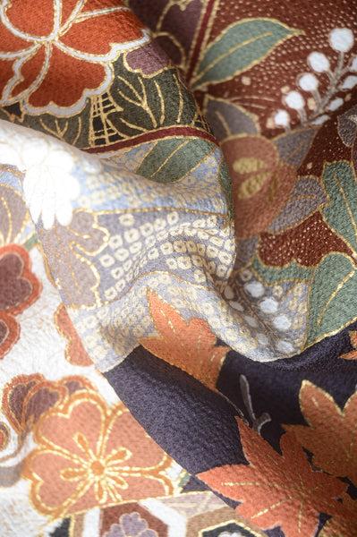 Long-sleeved kimono 6 items set / Furisode / FK#1-537