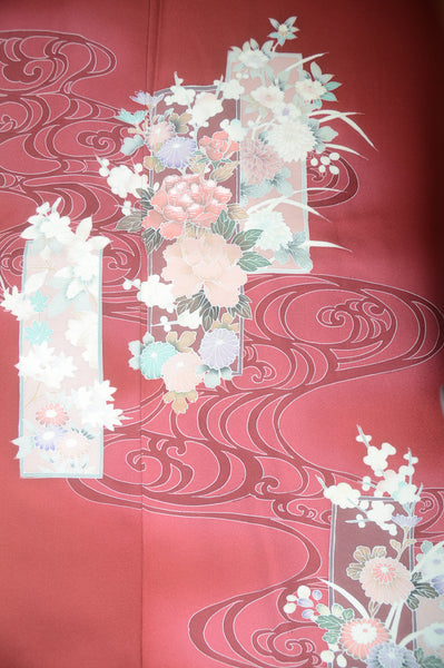 Japanese kimono 6 items set / TK #1-873