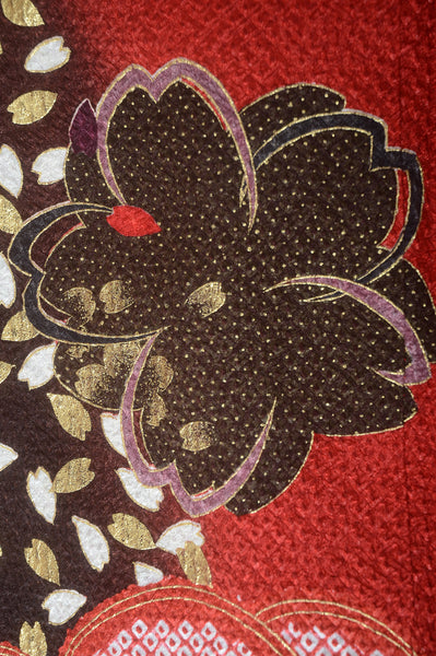 Long-sleeved kimono 6 items set / Furisode / FK#1-540