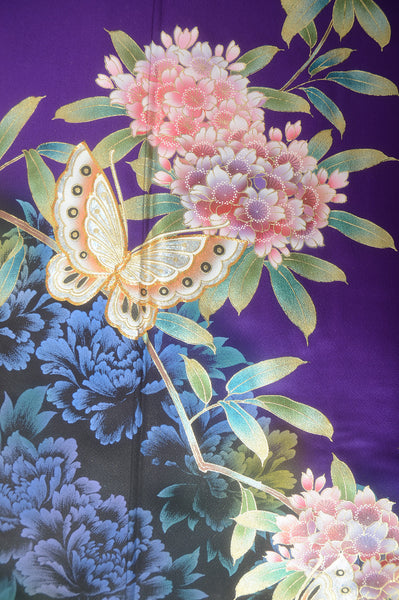 Long-sleeved kimono 6 items set / Furisode / FK#1-541