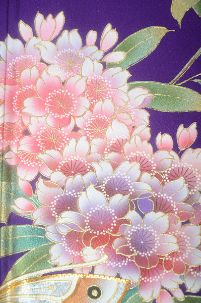 Long-sleeved kimono 6 items set / Furisode / FK#1-541