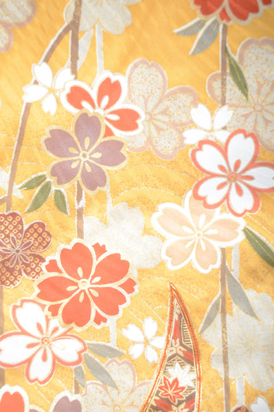 Long-sleeved kimono 6 items set / Furisode / FK#1-542