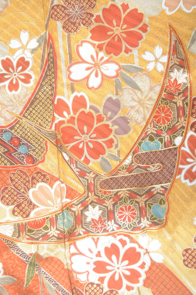 Long-sleeved kimono 6 items set / Furisode / FK#1-542