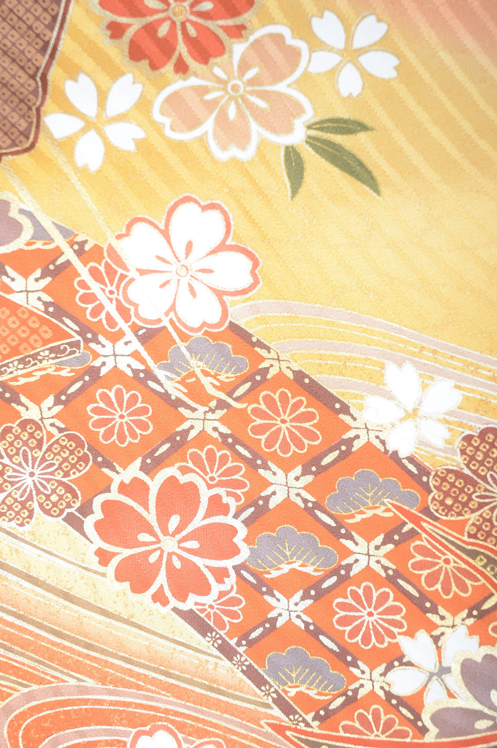 Long-sleeved kimono 6 items set / Furisode / FK#1-542