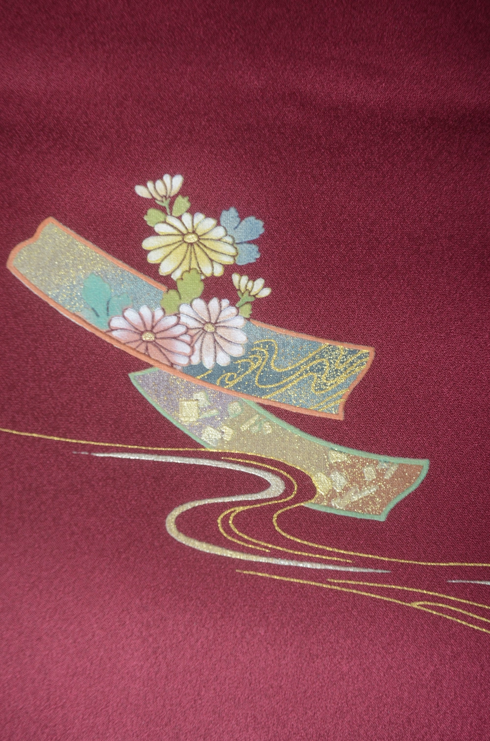 Long-sleeved kimono 6 items set / Furisode / FK#1-716