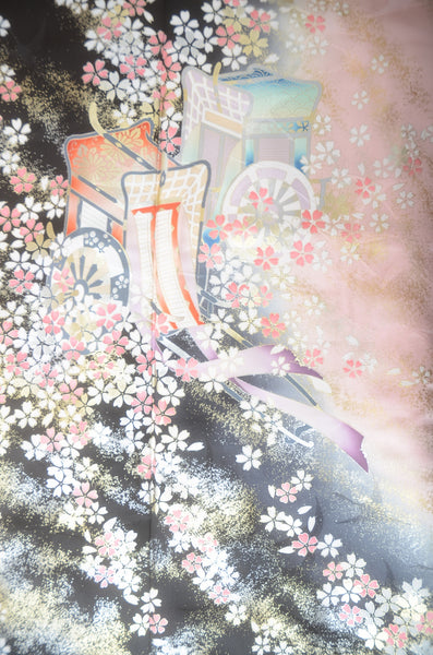 Long-sleeved kimono 6 items set / Furisode / FK#1-717