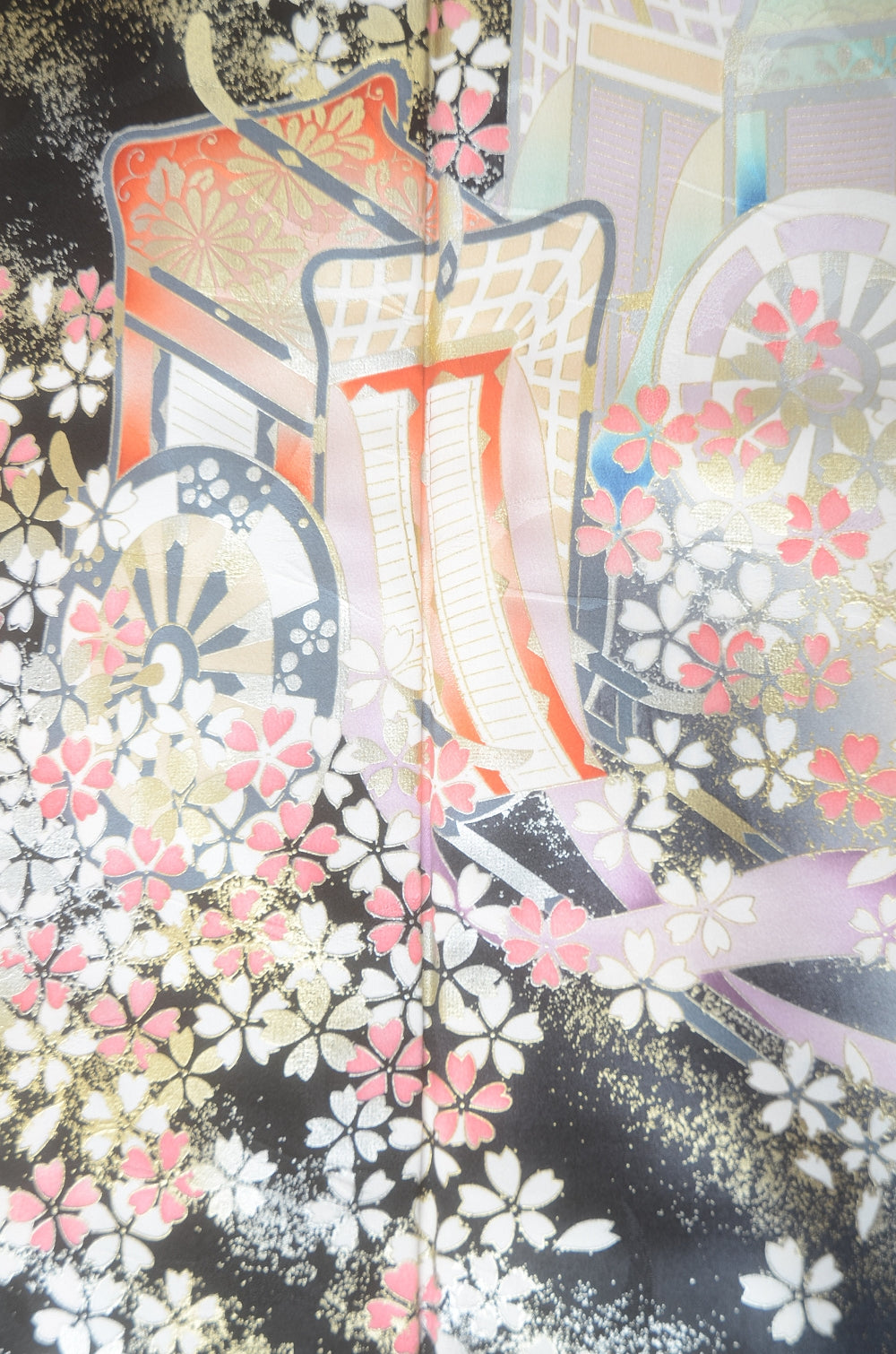 Long-sleeved kimono 6 items set / Furisode / FK#1-717