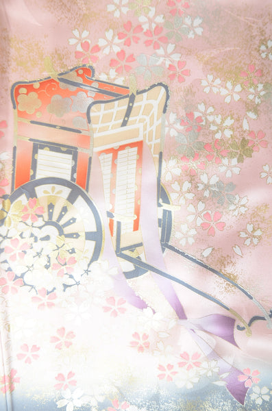Long-sleeved kimono 6 items set / Furisode / FK#1-717