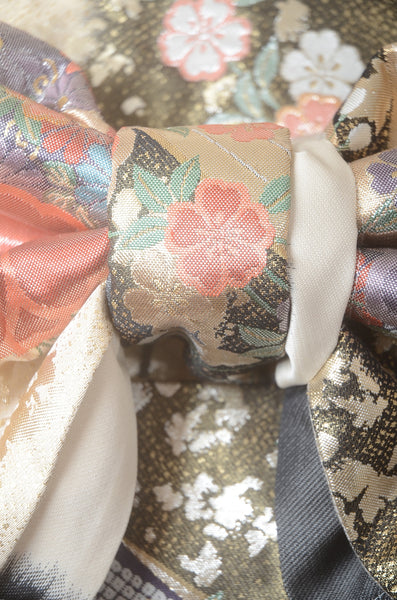 Long-sleeved kimono 6 items set / Furisode / FK#1-717