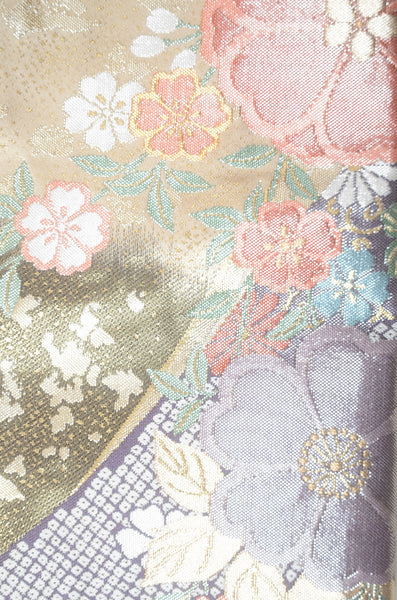 Long-sleeved kimono 6 items set / Furisode / FK#1-717