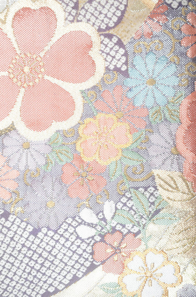 Long-sleeved kimono 6 items set / Furisode / FK#1-717