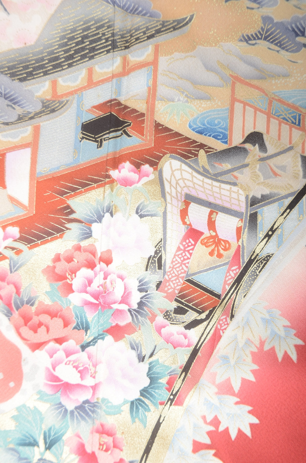 Long-sleeved kimono 6 items set / Furisode / FK#1-718