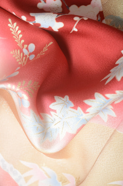 Long-sleeved kimono 6 items set / Furisode / FK#1-718