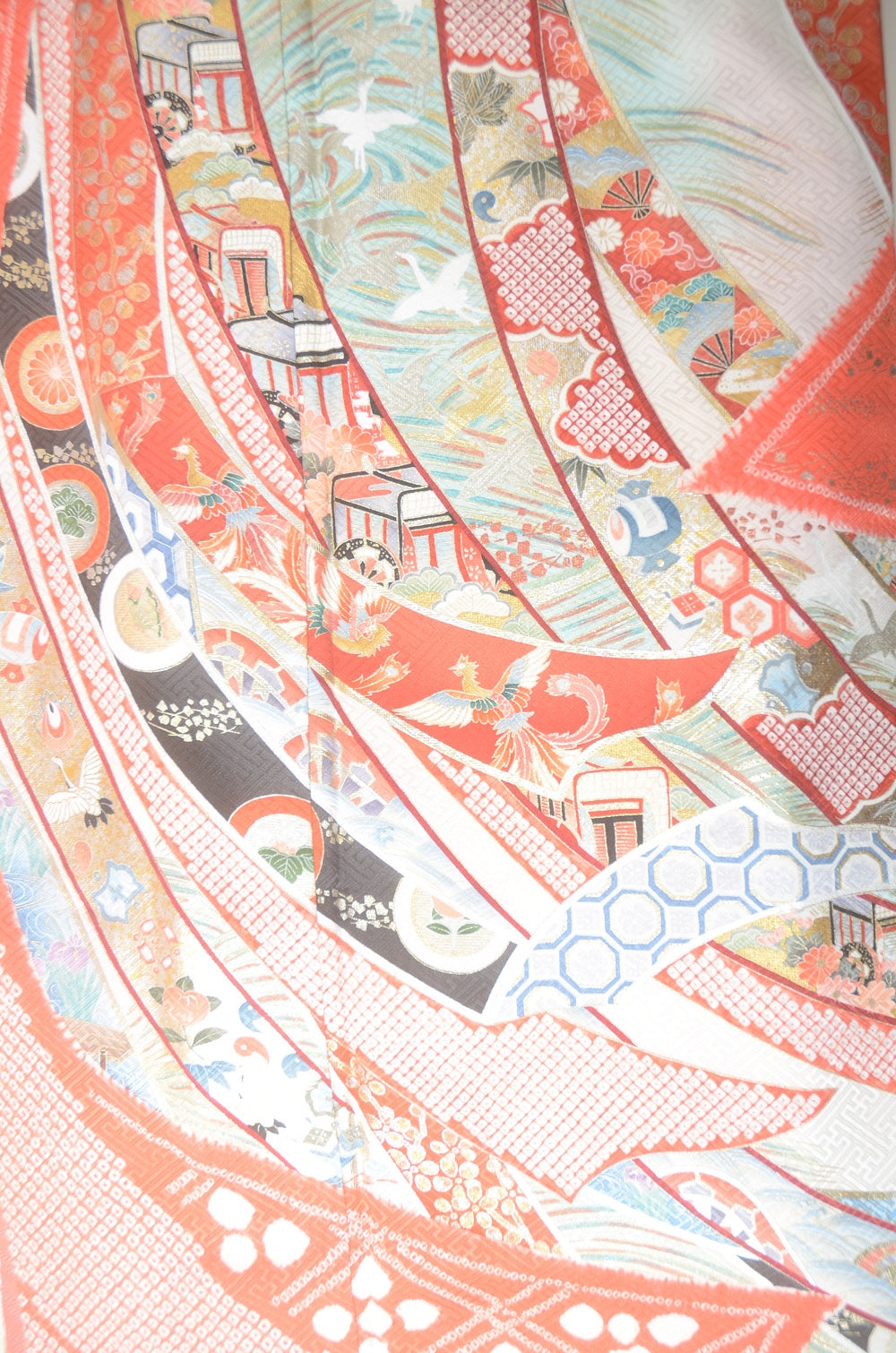 Long-sleeved kimono 6 items set / Furisode / FK#1-719
