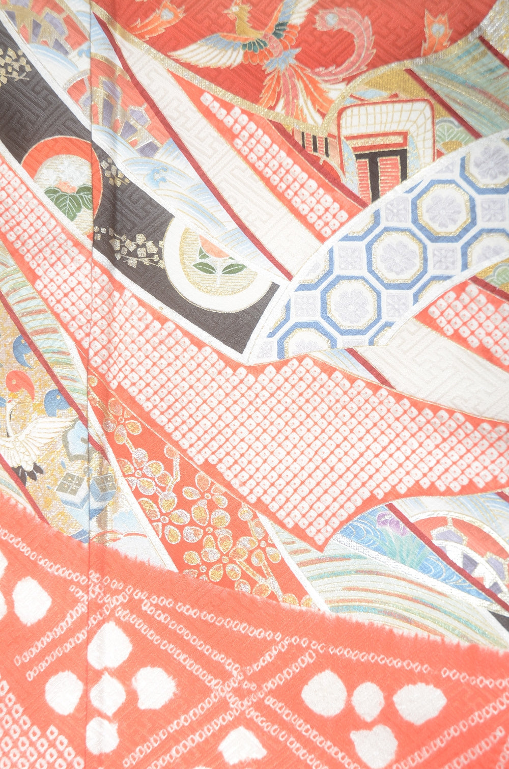 Long-sleeved kimono 6 items set / Furisode / FK#1-719