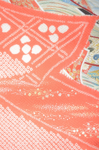 Long-sleeved kimono 6 items set / Furisode / FK#1-719