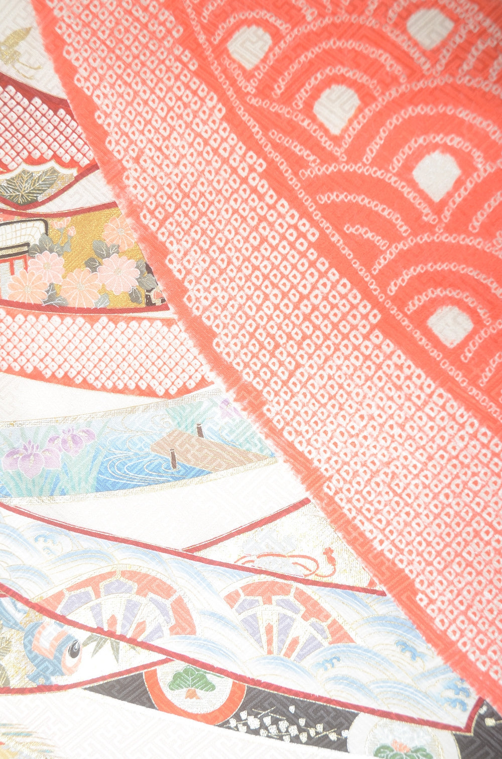 Long-sleeved kimono 6 items set / Furisode / FK#1-719