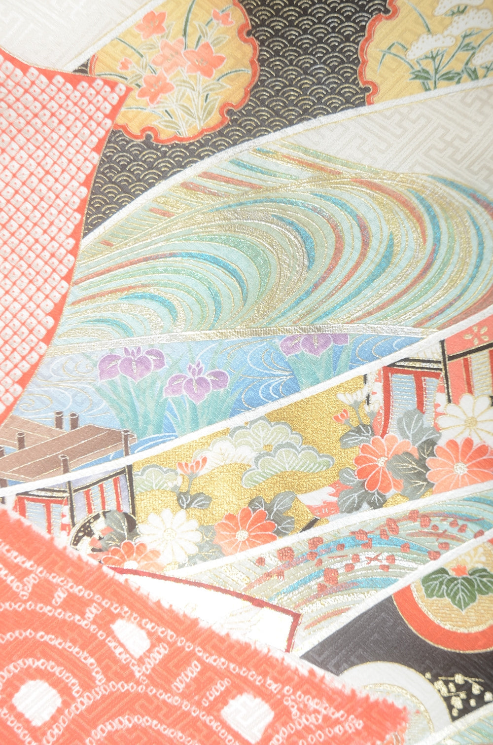 Long-sleeved kimono 6 items set / Furisode / FK#1-719