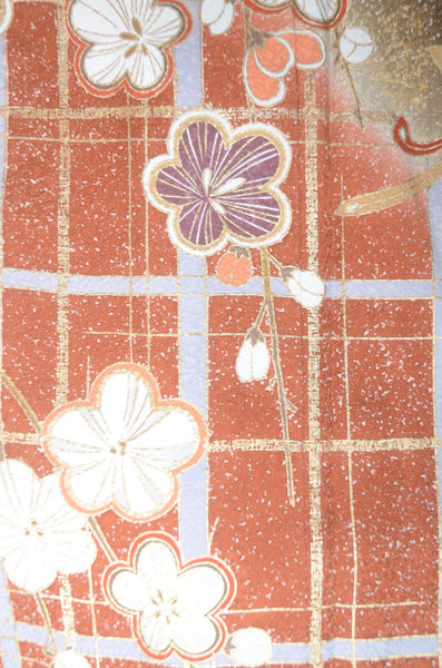 Long-sleeved kimono 6 items set / Furisode / FK#1-720