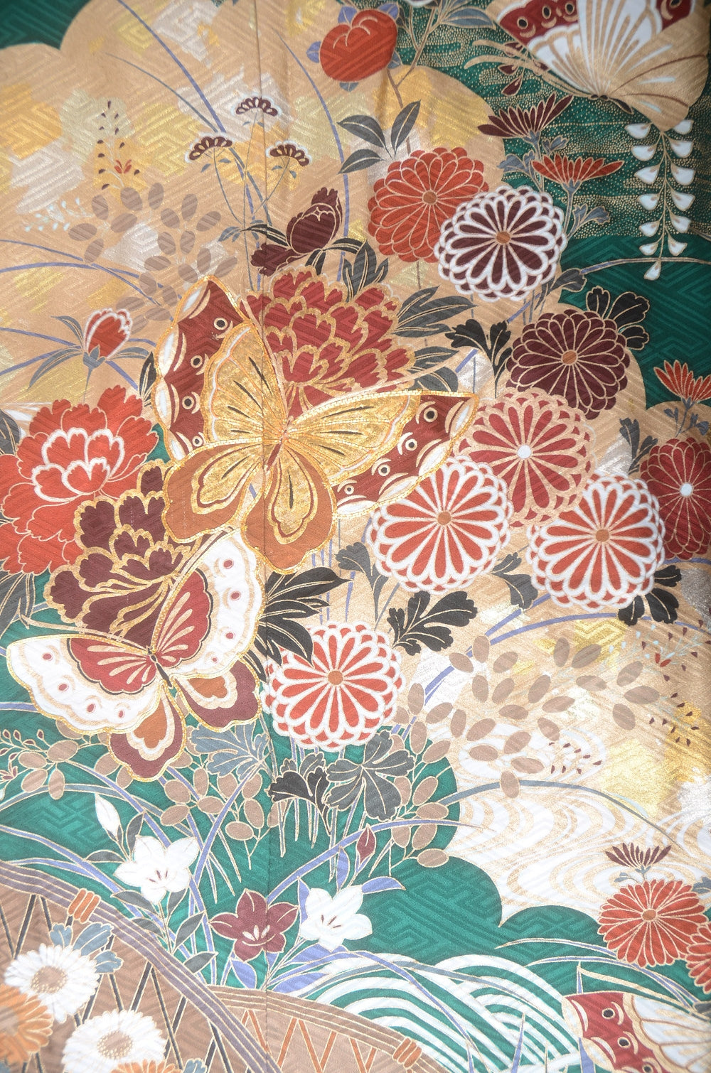 Long-sleeved kimono 6 items set / Furisode / FK#1-721