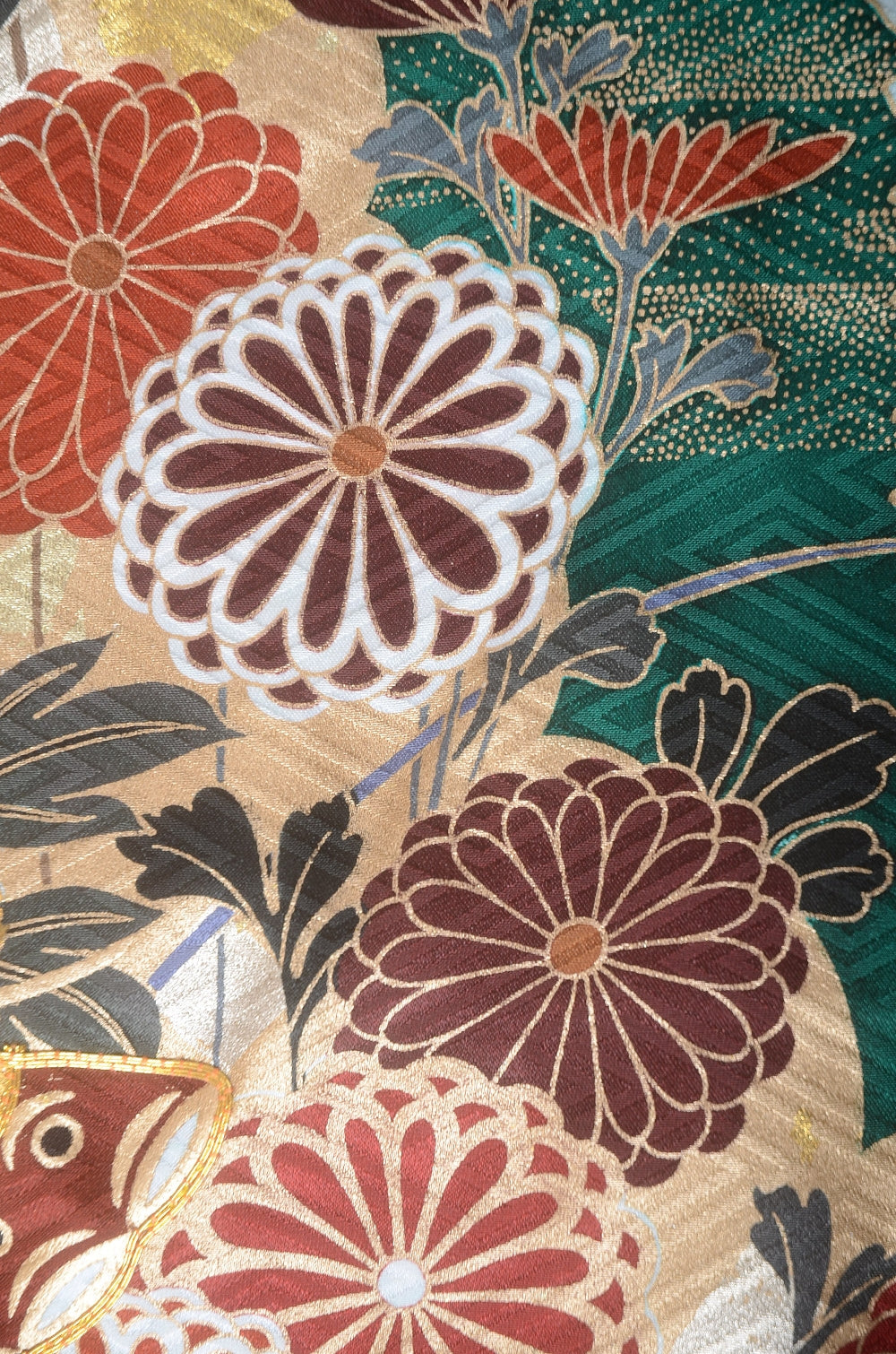 Long-sleeved kimono 6 items set / Furisode / FK#1-721