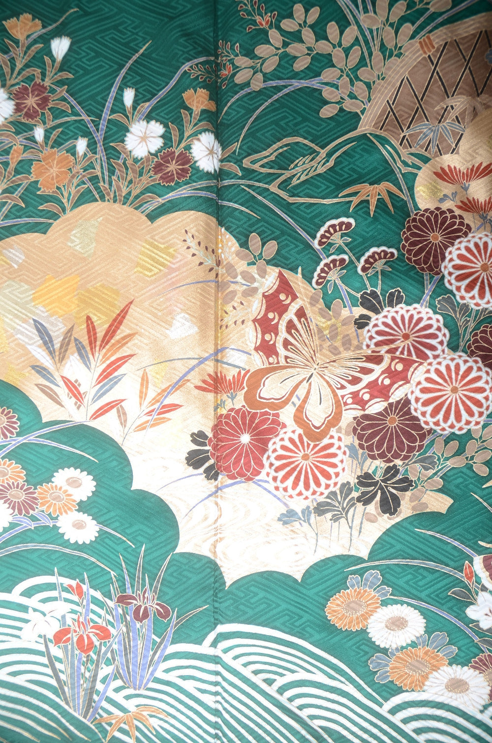 Long-sleeved kimono 6 items set / Furisode / FK#1-721