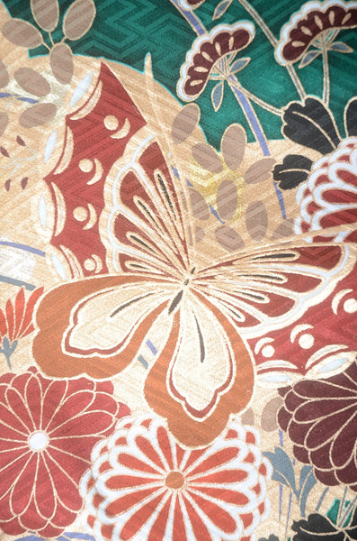 Long-sleeved kimono 6 items set / Furisode / FK#1-721