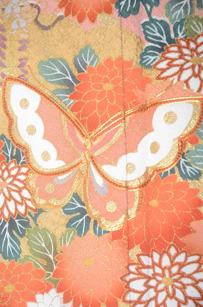 Long-sleeved kimono 6 items set / Furisode / FK#1-722