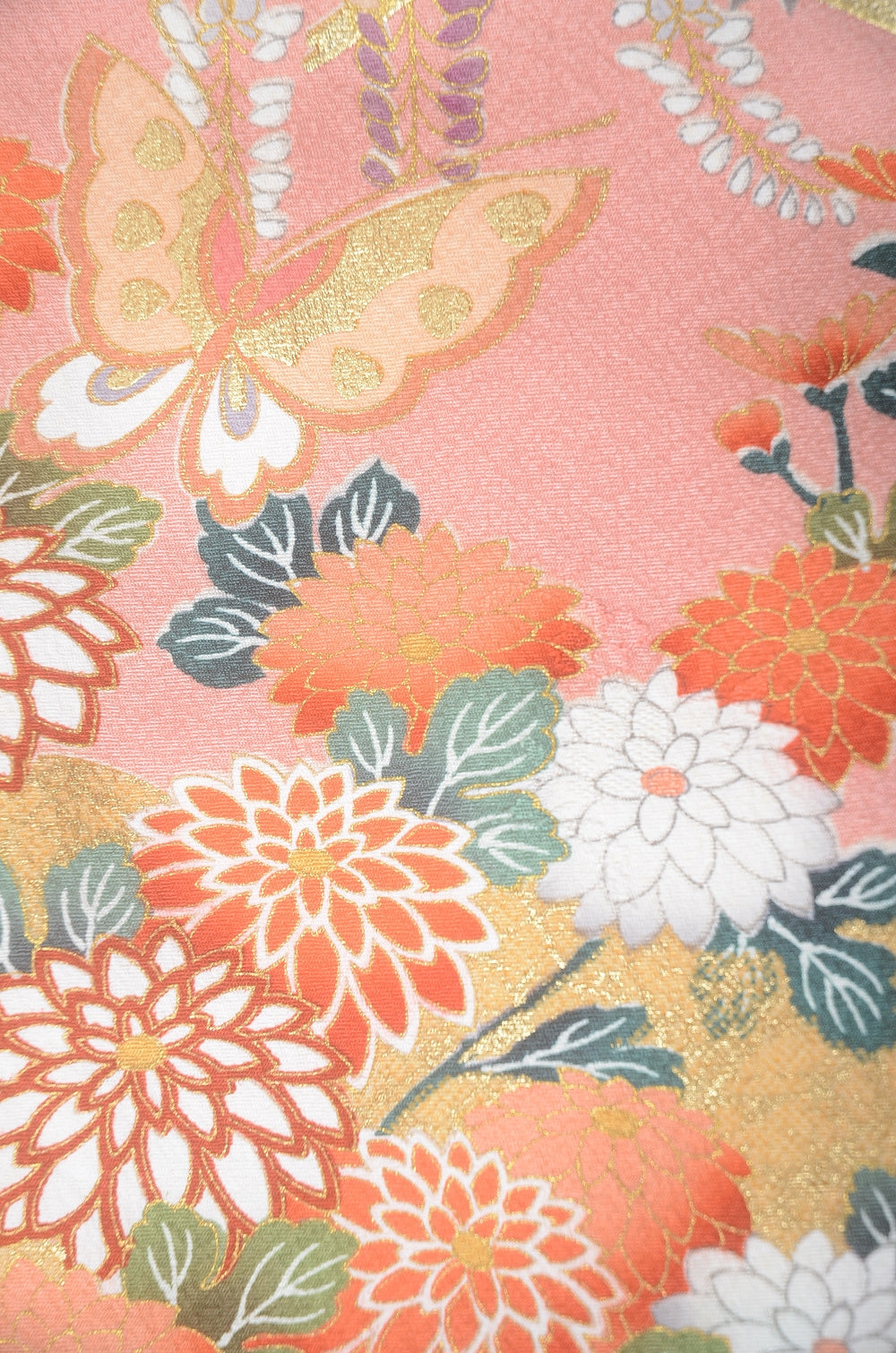 Long-sleeved kimono 6 items set / Furisode / FK#1-722