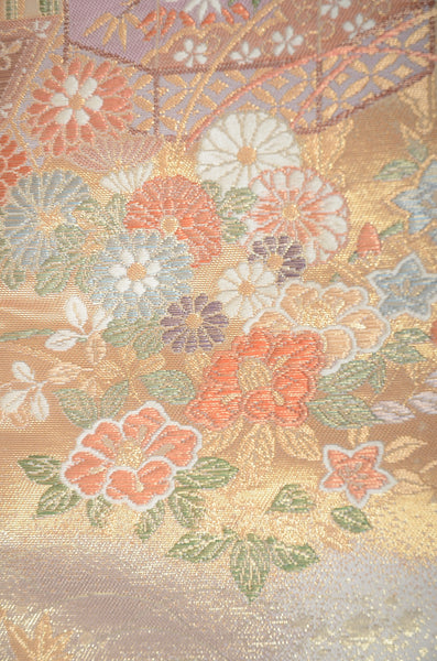 Long-sleeved kimono 6 items set / Furisode / FK#1-722