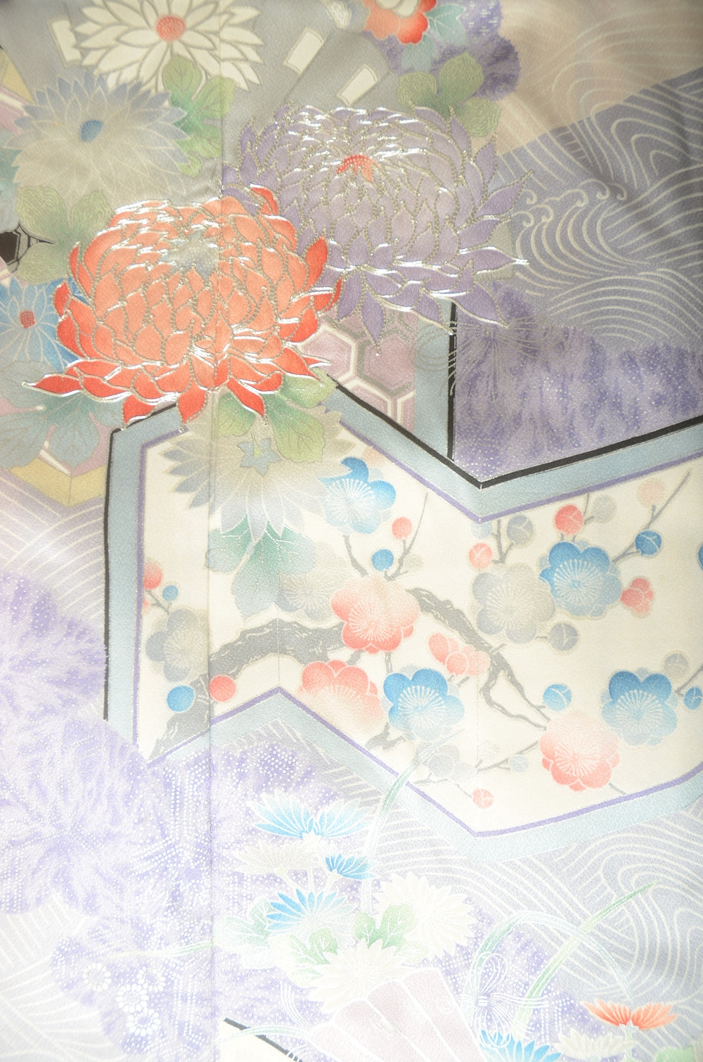 Long-sleeved kimono 6 items set / Furisode / FK#1-723