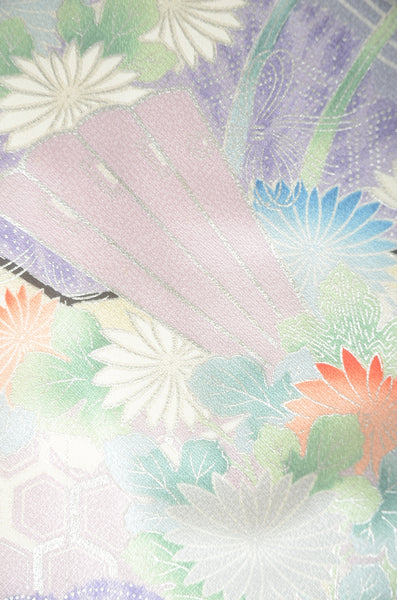 Long-sleeved kimono 6 items set / Furisode / FK#1-723