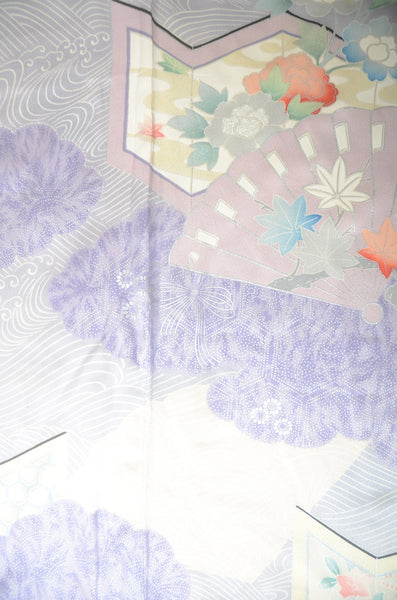 Long-sleeved kimono 6 items set / Furisode / FK#1-723