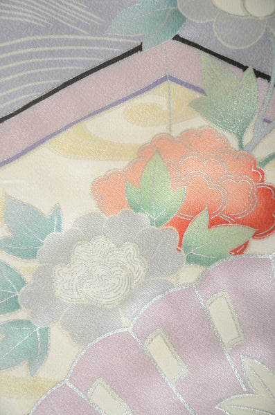 Long-sleeved kimono 6 items set / Furisode / FK#1-723