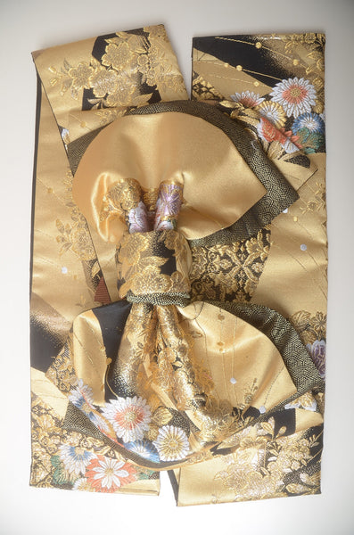 Long-sleeved kimono 6 items set / Furisode / FK#1-724