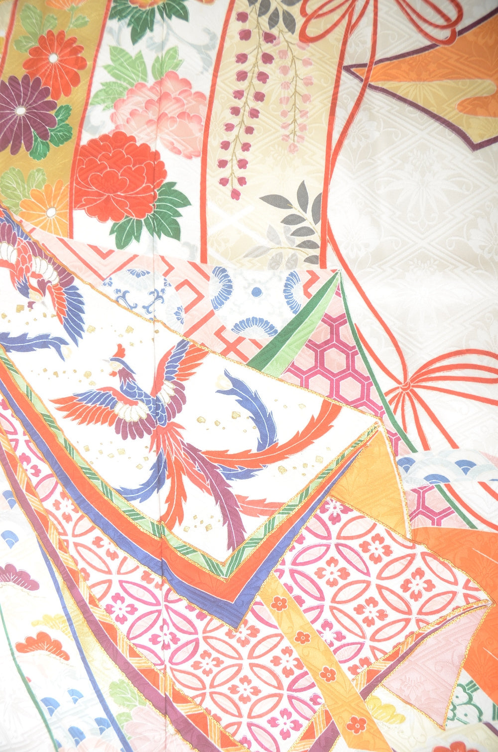 Long-sleeved kimono 6 items set / Furisode / FK#1-726