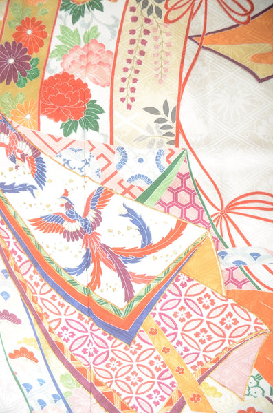 Long-sleeved kimono 6 items set / Furisode / FK#1-726