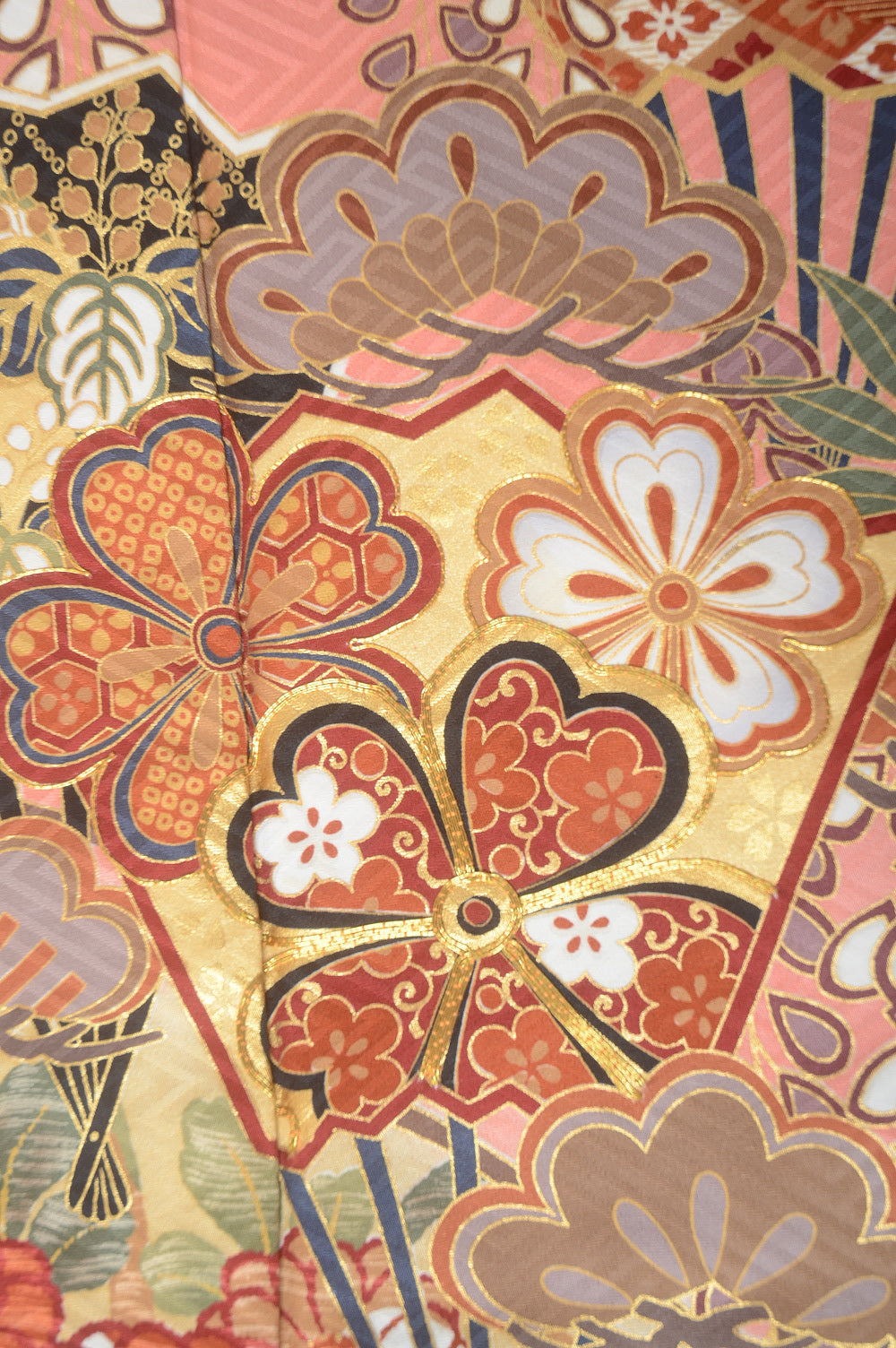 Long-sleeved kimono 6 items set / Furisode / FK#1-436