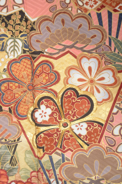 Long-sleeved kimono 6 items set / Furisode / FK#1-436