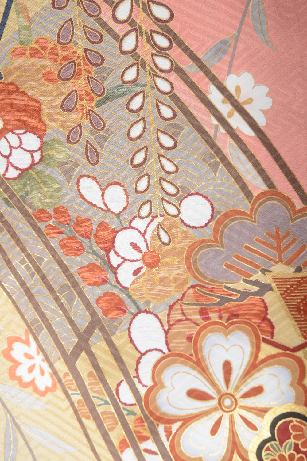 Long-sleeved kimono 6 items set / Furisode / FK#1-436