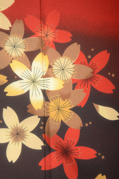 Long-sleeved kimono 6 items set / Furisode / FK#1-437