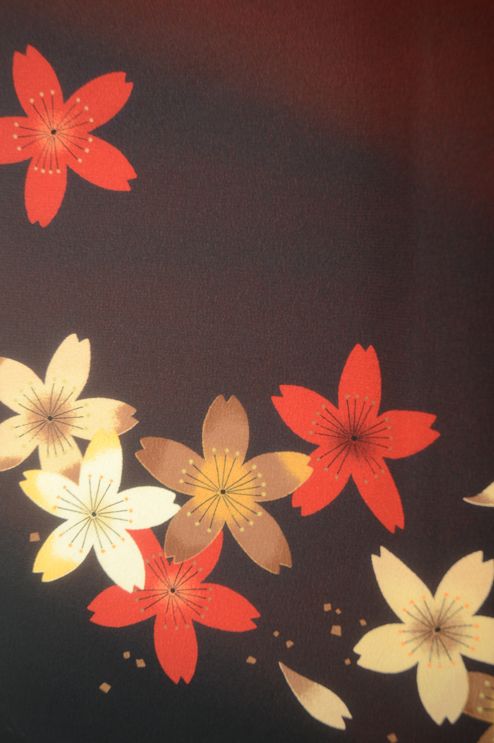 Long-sleeved kimono 6 items set / Furisode / FK#1-437