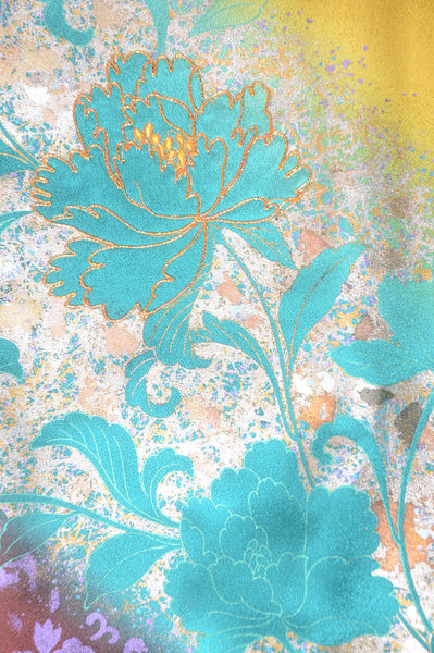 Long-sleeved kimono 6 items set / Furisode / FK#1-438