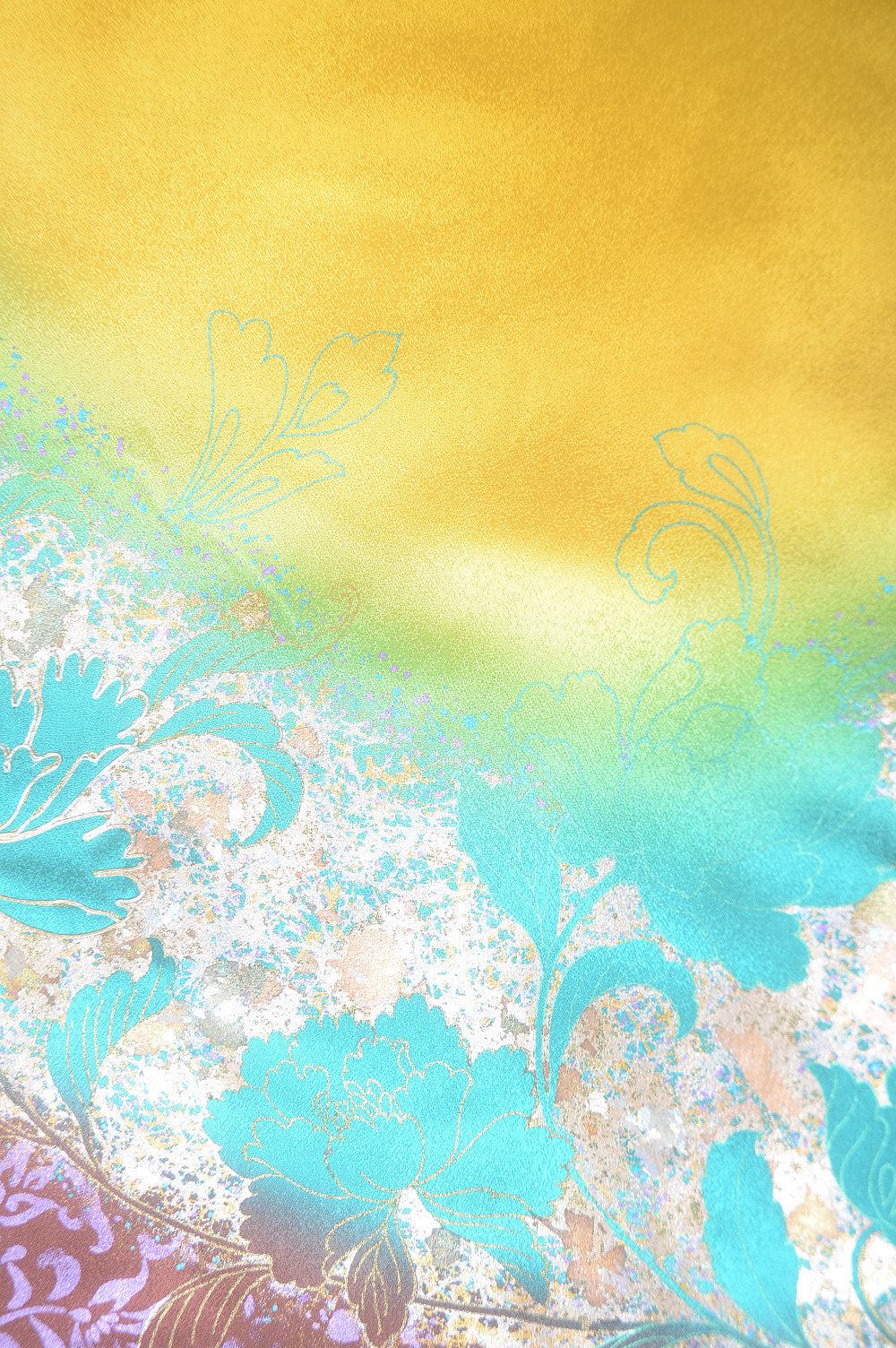 Long-sleeved kimono 6 items set / Furisode / FK#1-438