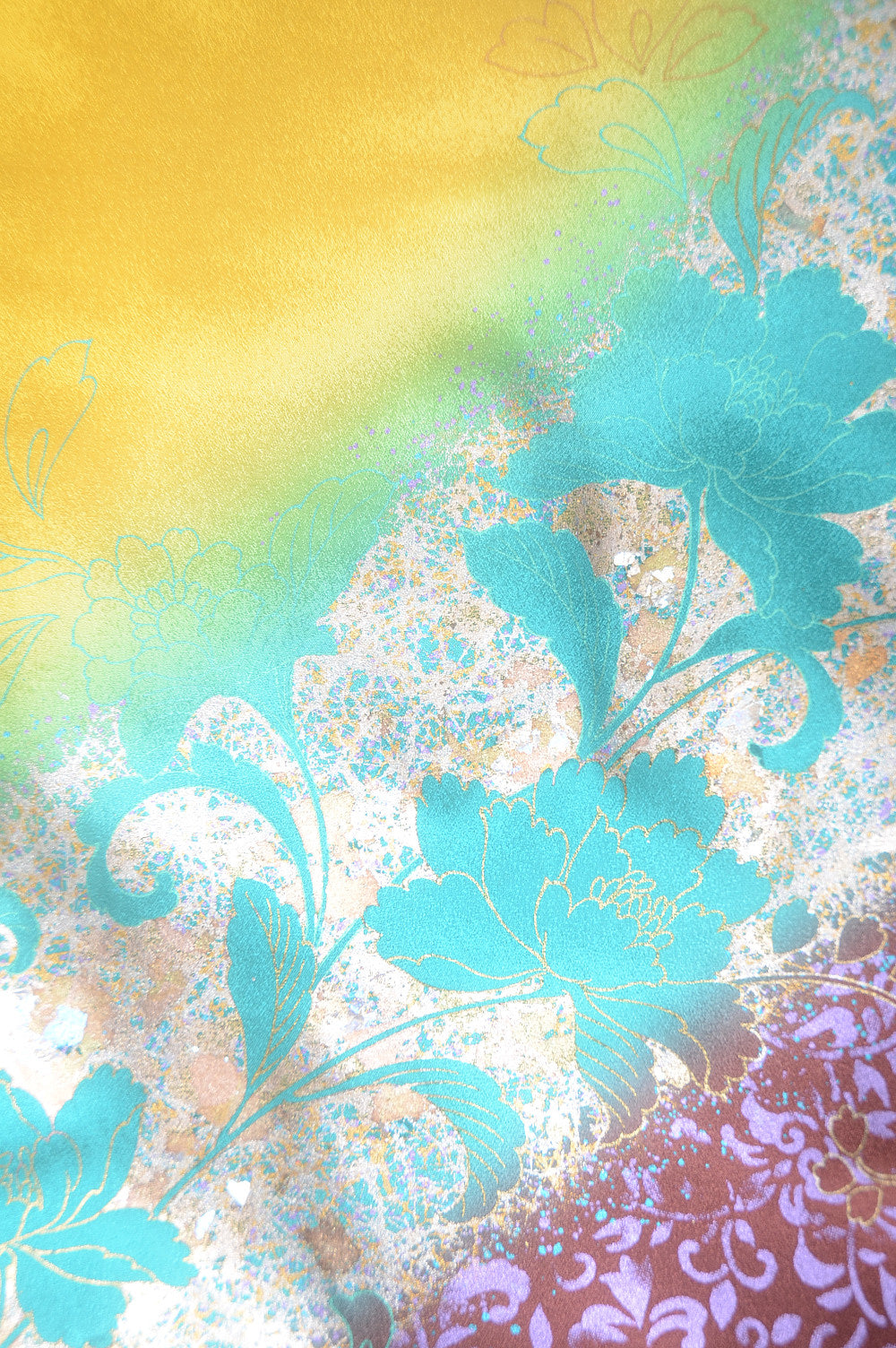 Long-sleeved kimono 6 items set / Furisode / FK#1-438