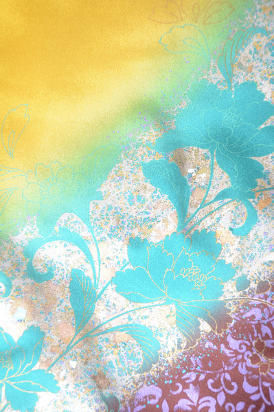 Long-sleeved kimono 6 items set / Furisode / FK#1-438