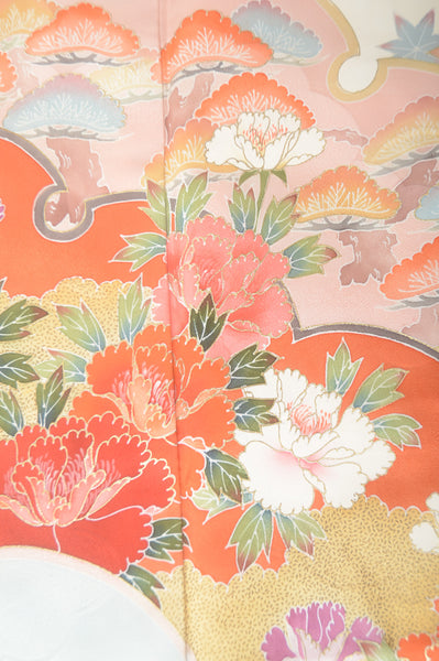 Long-sleeved kimono 6 items set / Furisode / FK#1-441