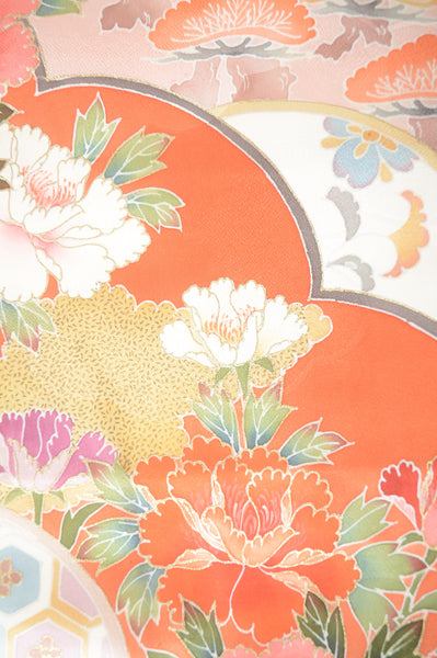 Long-sleeved kimono 6 items set / Furisode / FK#1-441